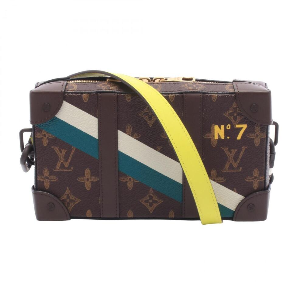 Louis Vuitton Soft Trunk Wallet Monogram N°7 Shoulder Bag Handbag Coated Canv...